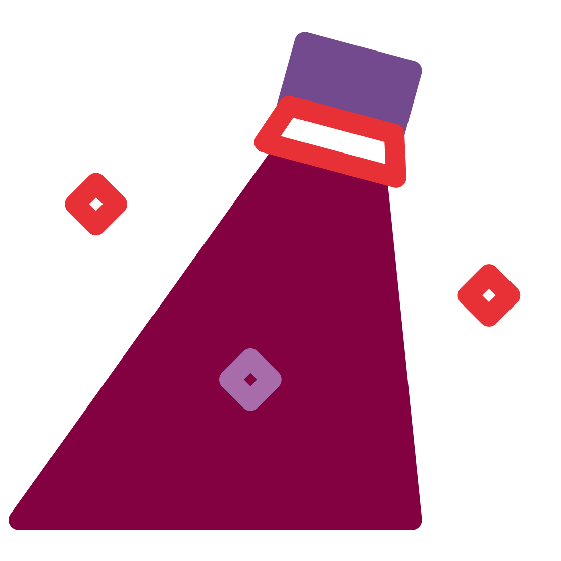 Icon Förderbereich Kultur in Form eines Scheinwerfers