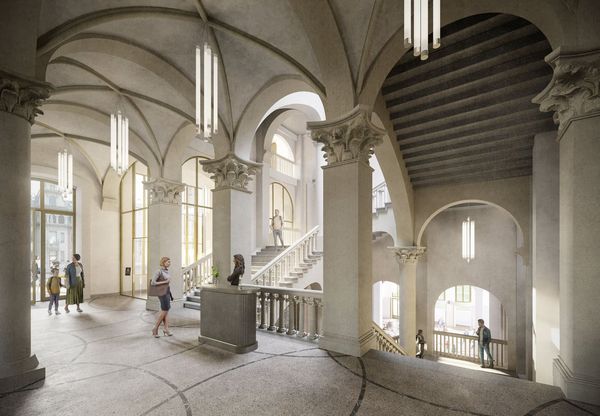 Neue Eingangshalle des Bernischen Historischen Museums